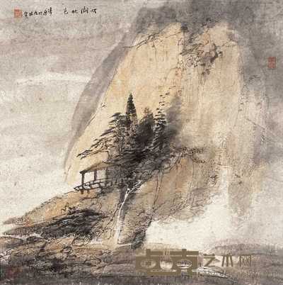 常进 太湖秋色 镜心 70×69.5cm
